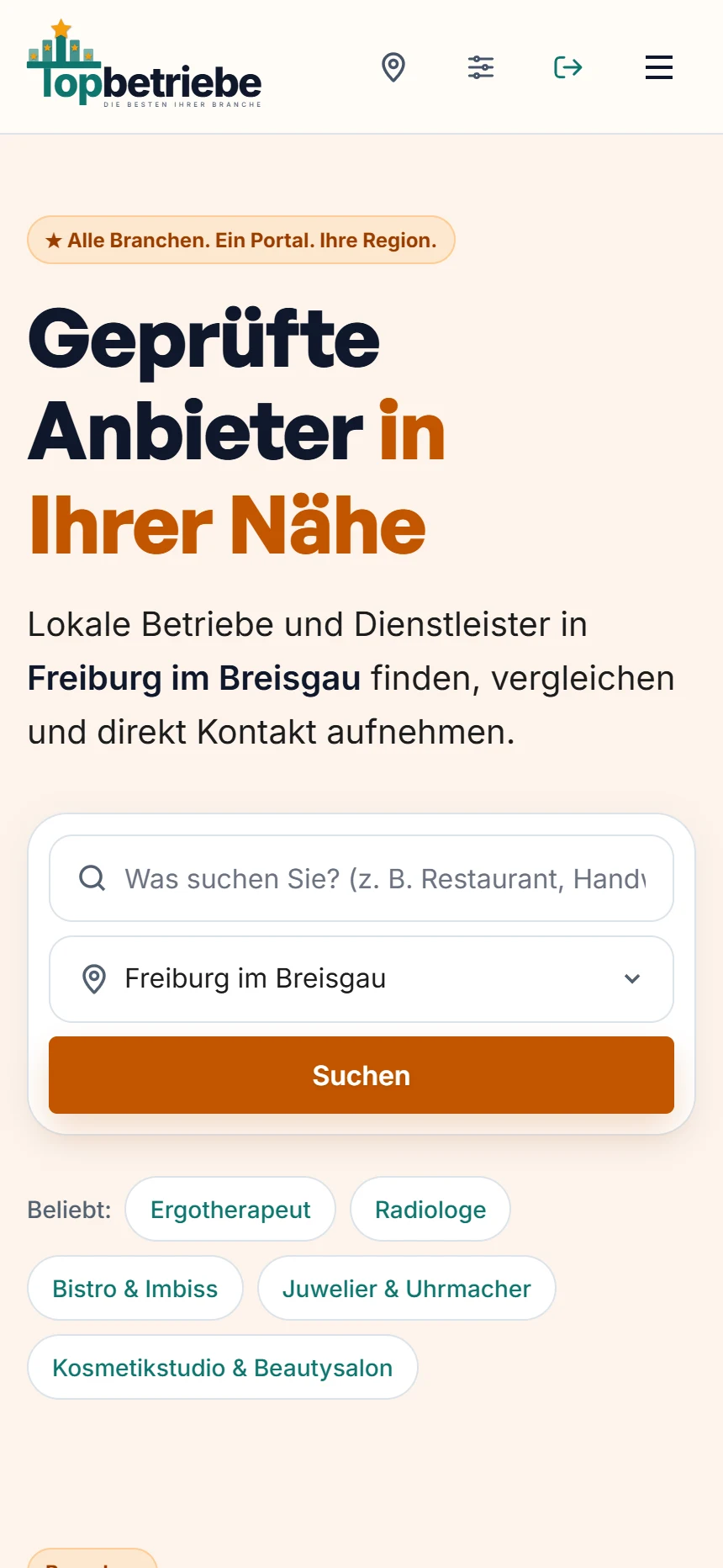 Mobile Ansicht von Topbetriebe.de